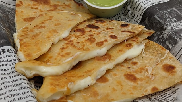 Cheese Quesadilla.