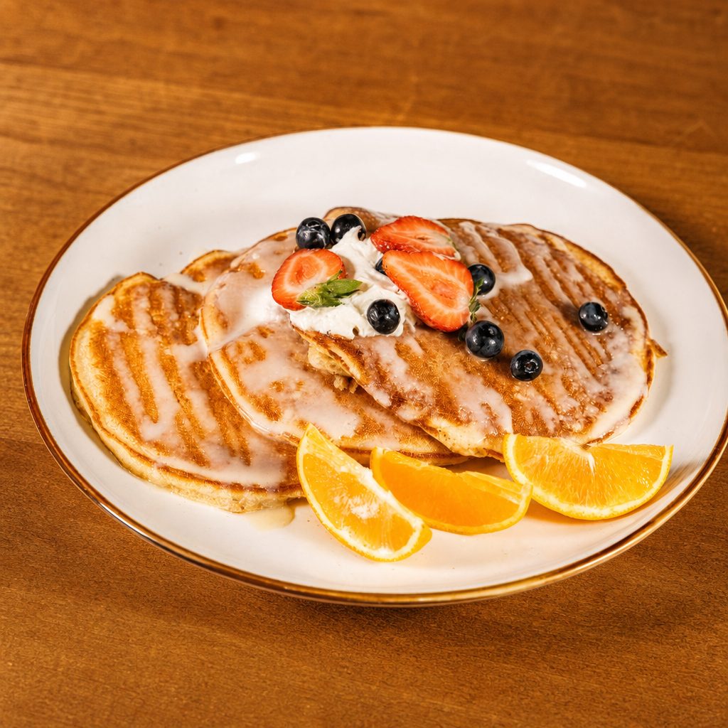 Tres Leches Pancakes.