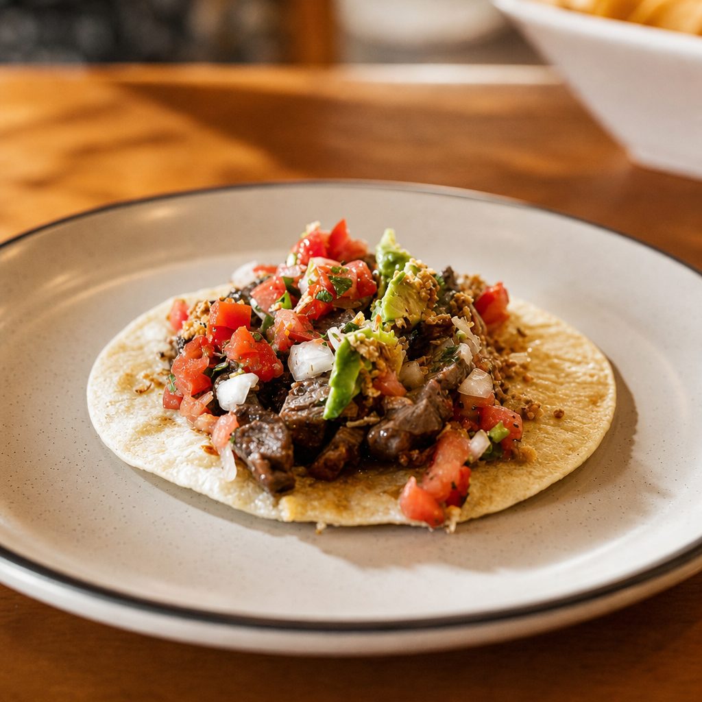 Steak Frites Taco.