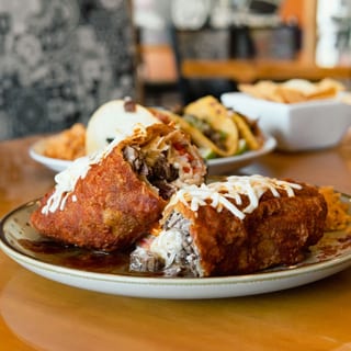 Jefe's Smothered Chimichanga